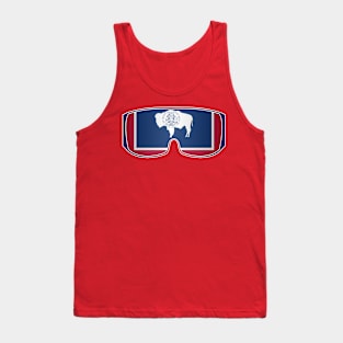 Wyoming Ski Goggles Tank Top